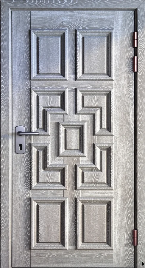 Входная дверь Aurora-4 (Порошковое напыление / МДФ ПВХ)