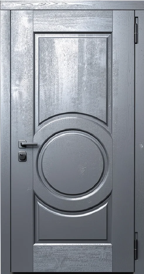 Входная дверь Continental-6 (Порошковое напыление / МДФ Филенчатый) - внешняя сторона